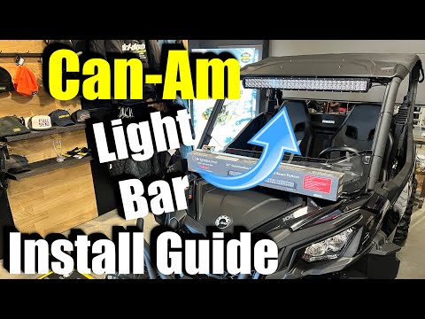 YouTube video about: Can am commander light bar?