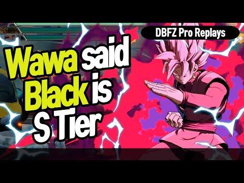 【DBFZ】 Wawa said "Black is S Tier" Wawa vs OscuroOptimizdor FT4 【DBFZ Pro Replays】