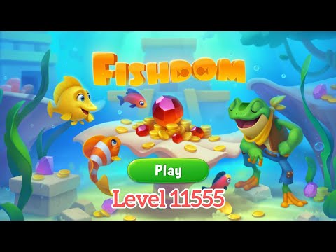Fishdom game level 11555 #youtube #fishdom
