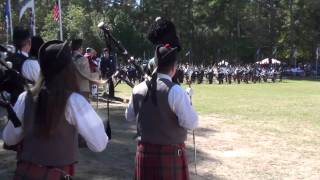 preview picture of video 'The Massed Bands - Stone Mountain Highland Games 2010'