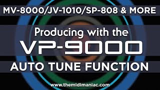 Video thumbnail for The Auto-Tune Function of the Roland VP-9000. by The MIDI Maniac (Roger)