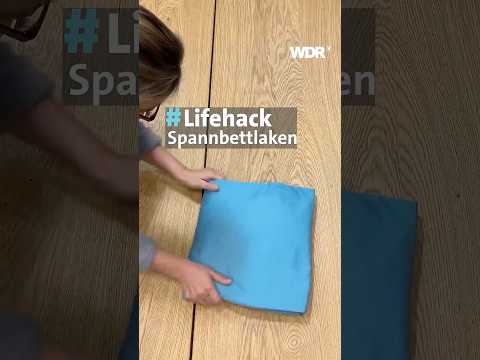 Video Thumbnail: Lifehack: Spannbettlaken falten 🤓 | Haushalts-Check WDR