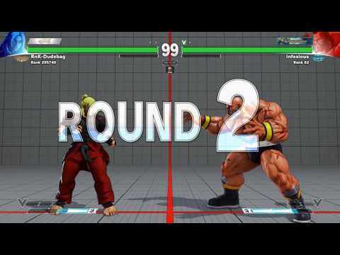 SFV~ Zangief (Infexious) v Ken (RnK-DudeBag) HD 13
