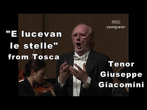 Giuseppe Giacomini."E lucevan le stelle" from Tosca by Puccini