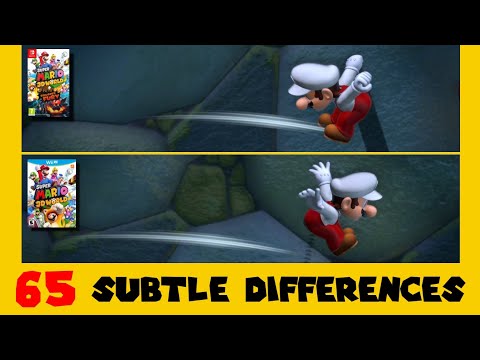 65 Subtle Differences between Super Mario 3D World for Switch and Wii U
