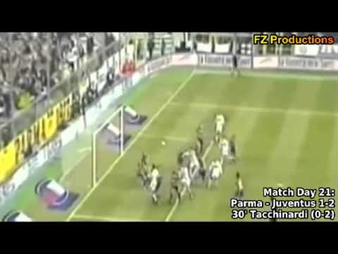 Serie A 2002-2003, day 22 Parma - Juventus 1-2 (Di Vaio, Tacchinardi, Mutu)