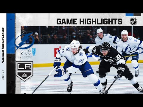 Lightning @ Kings 1/18/22 | NHL Highlights