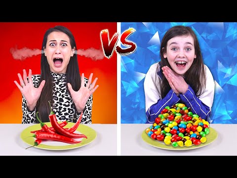 HOT VS SWEET CHALLENGE met BIBI! - MeisjeDjamila