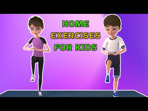 THE BEST EXERCISES FOR KIDS TO DO AT HOME | Kids Exercise