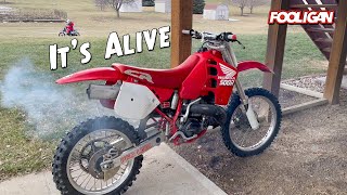 Firing up the Honda CR500 | Kid wads the PW50 | When do motovlogs return?