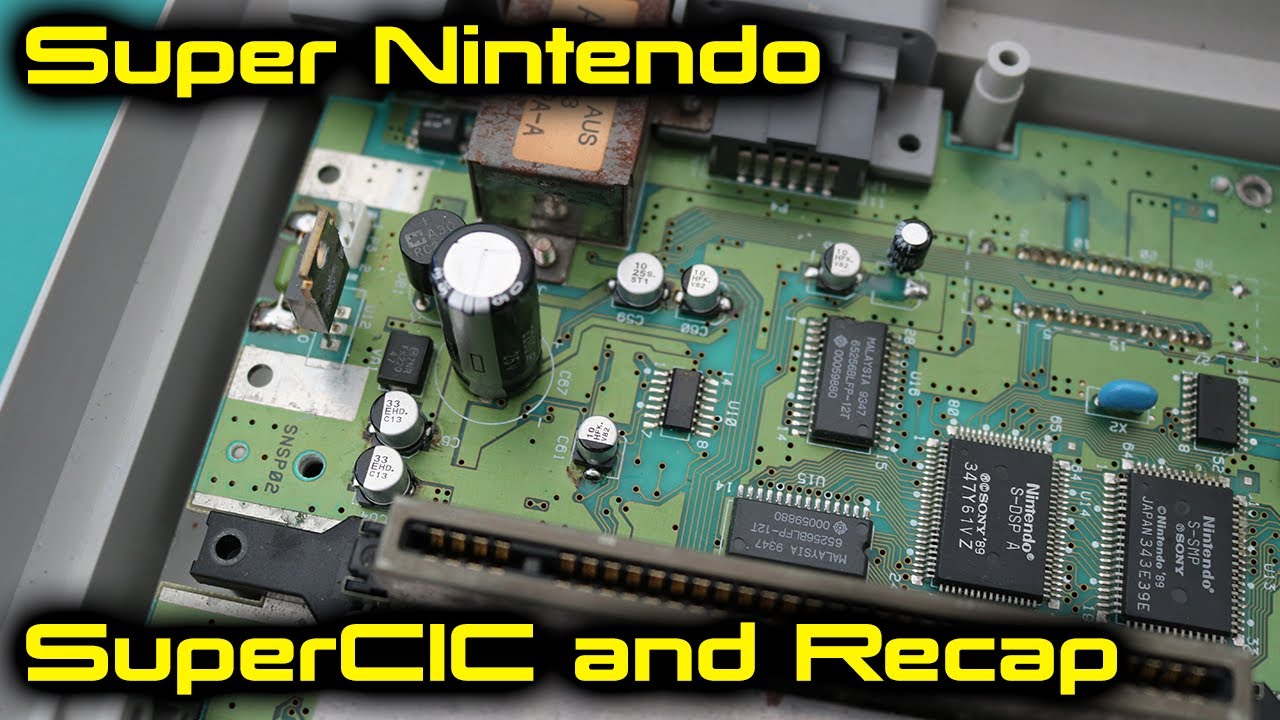 Super Nintendo SuperCIC and Recapacitorization