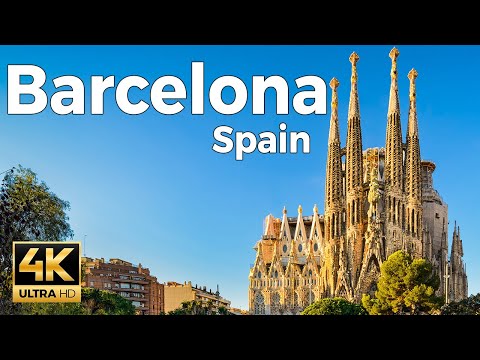 Barcelona, Spain Walking Tour (4k Ultra HD 60fps)