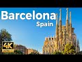 Barcelona, Spain Walking Tour (4k Ultra HD 60fps) – With Captions