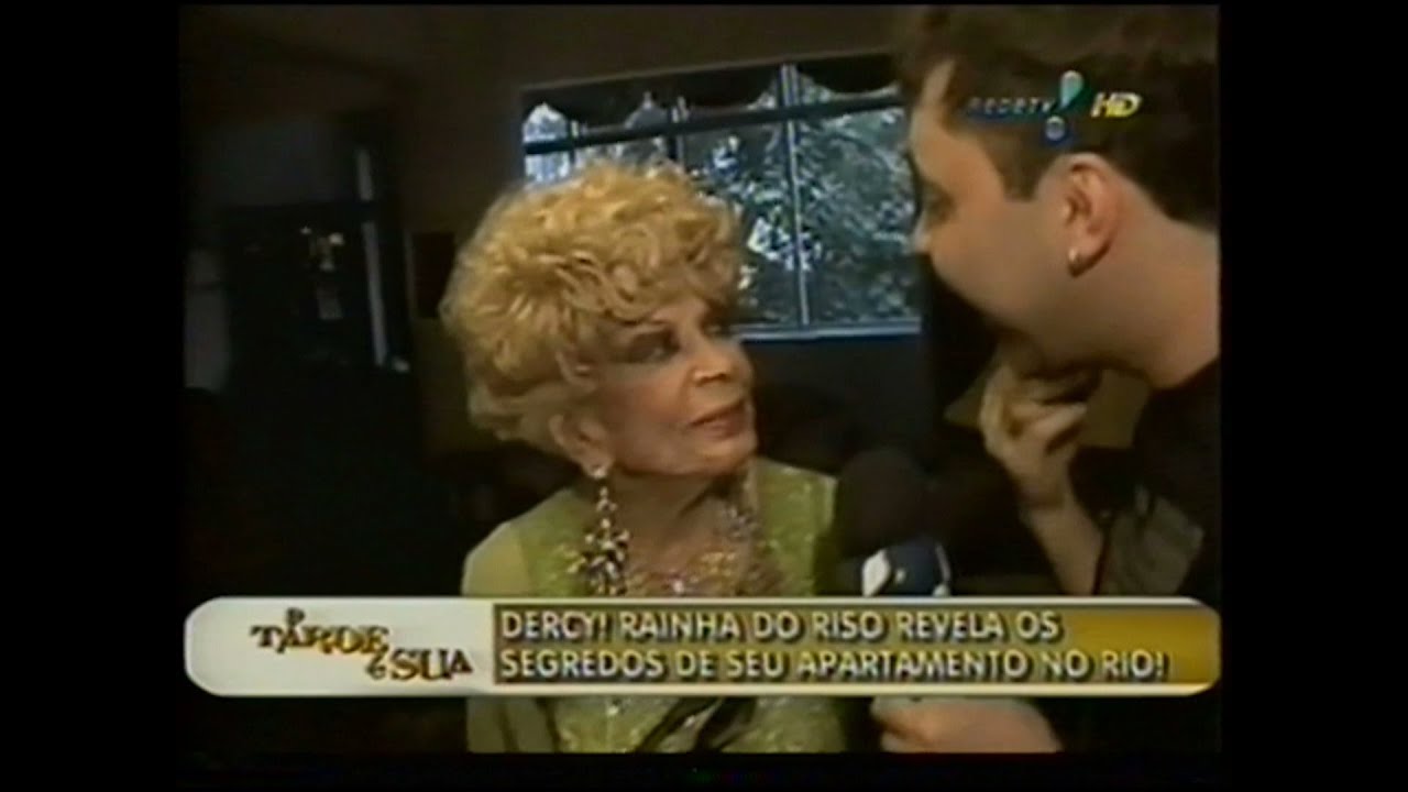 Dercy Gonçalves mostra seu apartamento (22/07/2008)