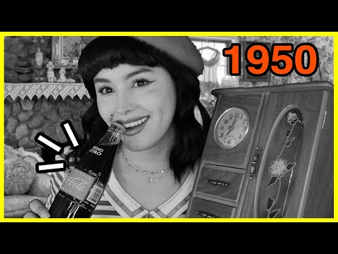 ASMR 1950 (Vintage) I La JÓVEN RICA de los AÑOS 50´s ???? TE MAQUILLA