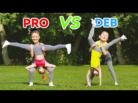 AN IMPOSSIBLE ACROBATIC CHALLENGE! PRO vs. DEB Spin the Mystery Wheel | Gymnastics Tricks