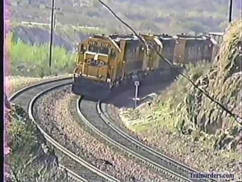 Classic Railroad Series 260 - Santa Fe at Cozy Dell, Cajon Pass March 12, 1992