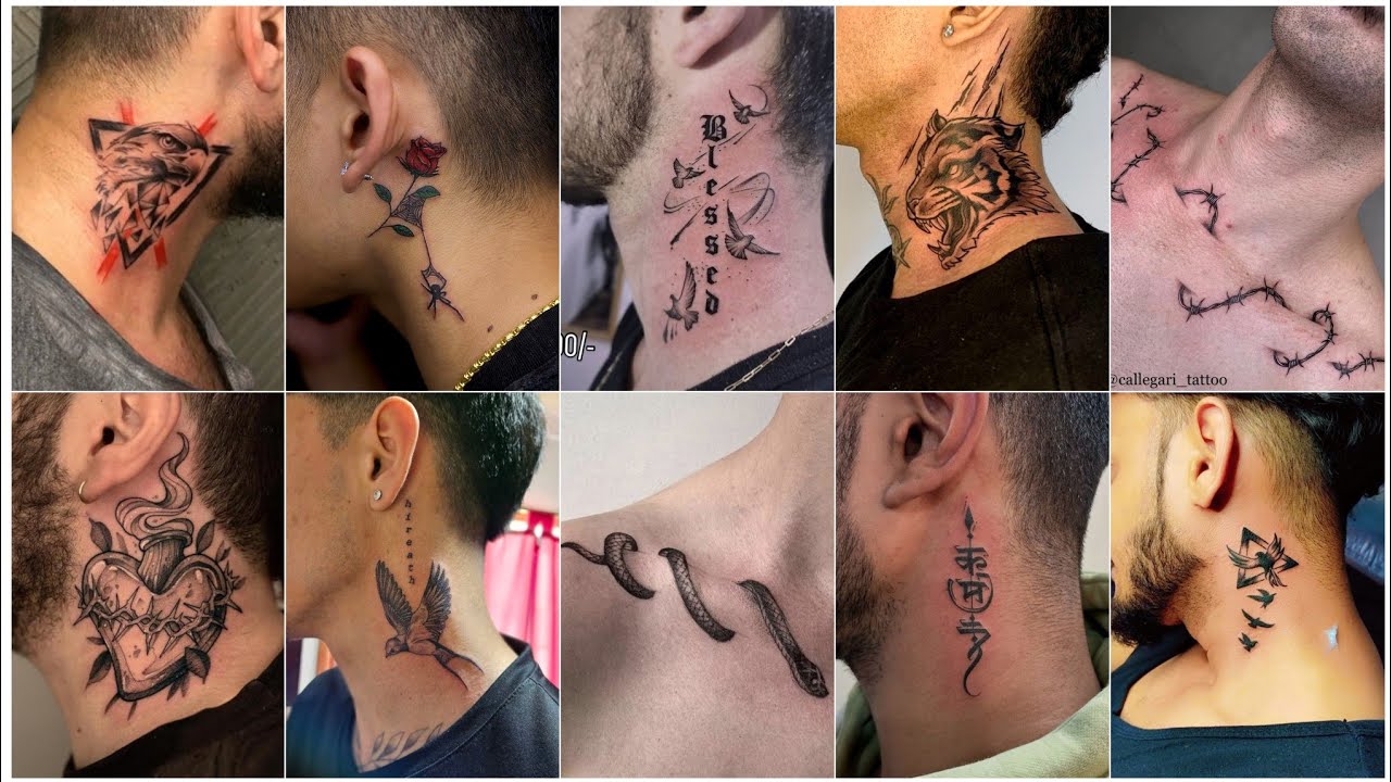 Best Men's Neck Tattoo Designs