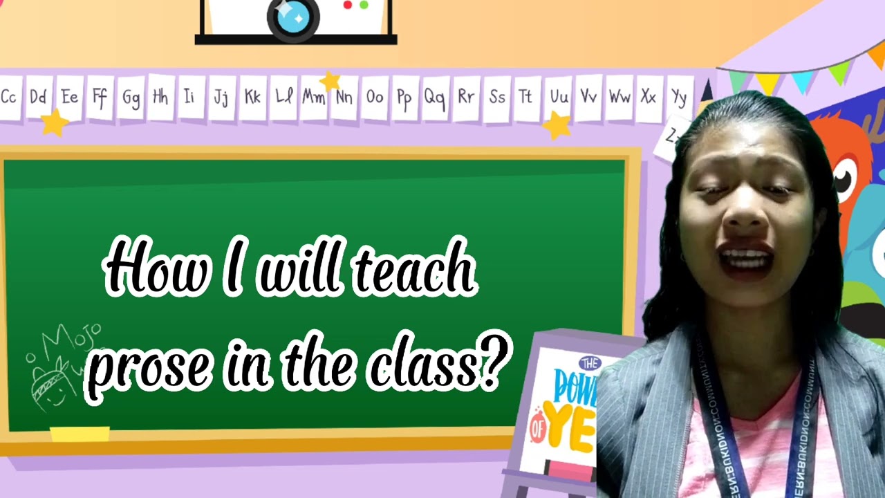 TEACHING AND ASSESSMENT (PROSE)