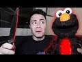 CUTTING OPEN EVIL ELMO DOLL AT 3 AM WHAT S INSIDE EVIL ELMO DOLL