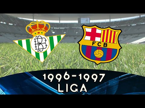 Real Betis vs FC Barcelona Liga 1ª División 1996-1997 Partido Completo Jornada 20