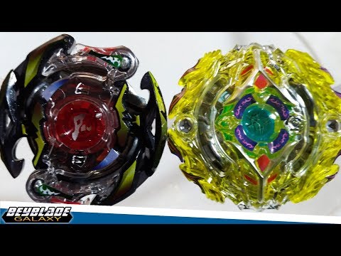 Blaze Ragnaruk .T.R vs Yeager Yggdrasil .8M.Q - [Beyblade Burst] - ベイブレードバースト