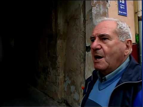 Vílne (Vilnius): Meylakh Stalevich at the Spot Where He Found his Mother Alive in 1946