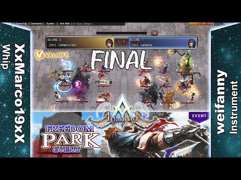 Thebes Weekly 14/07/2018 PM: Final - XxMarco19xX vs weifanny - Atlantica Online Valofe