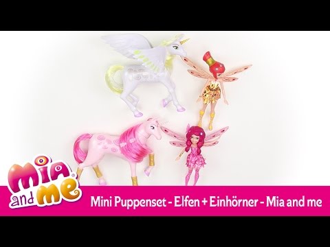 Mini Puppenset - Elfen und Einhörner - Mia and me