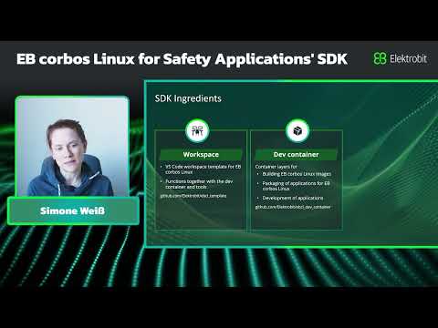 #3 Installing the EB corbos Linux Safety Applications SDK – Workspace, Container & Tools
