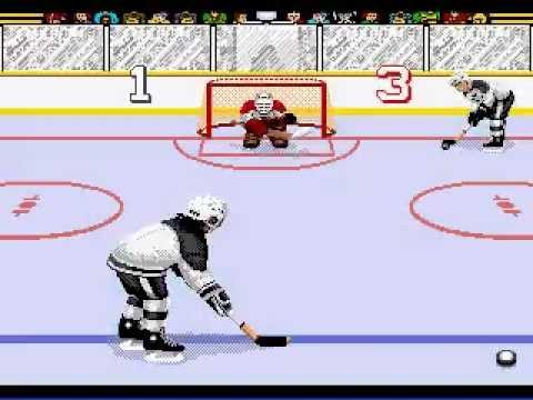 Mario Lemieux Hockey Megadrive