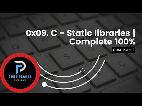 0x09. C - Static libraries (Complete 100%)