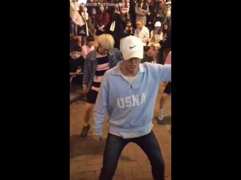 160417 DOB Hongdae BTS- Danger(리 태 영focus)