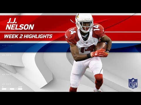 J.J. Nelson's Huge Day in Indy! | Cardinals vs. Colts | NFL Wk 2 Player Highlights