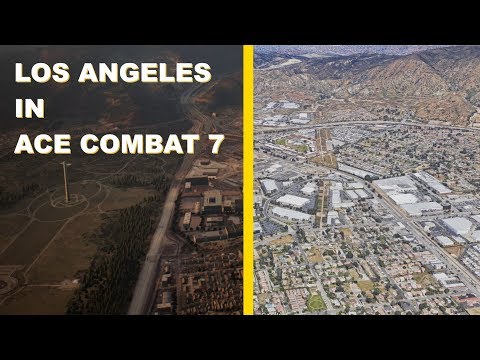 Los Angeles in Ace Combat 7 | Real World Locations in Strangereal Part 1