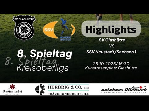 SV Glashütte vs. SSV Neustadt/Sachsen |Highlights| ⚽️ Kreisoberliga @kvfsoe 🔥
