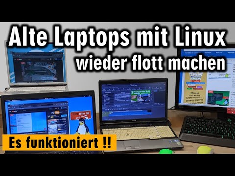 Alte Laptops mit Linux wieder flott machen 🙂️ Es funktioniert 👍️ Video