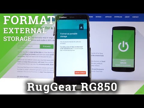 How to Format SD in RugGear RG850 – Erase External Storage