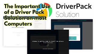The important use of a DriverPack on most Computers || How to Use Driverpack solution Online