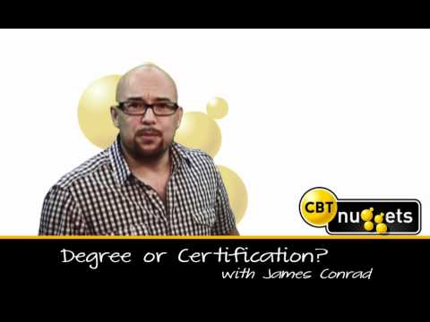 Degree or Certification? With James Conrad - YouTube