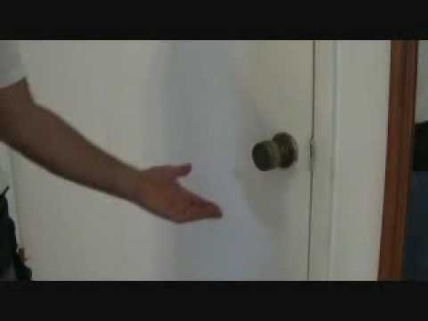 How to determine the "backset" needed for your door "latch"