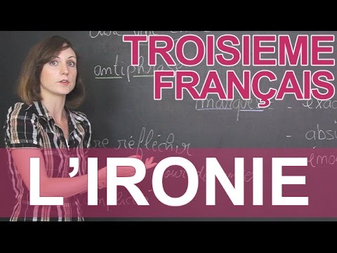 L'ironie