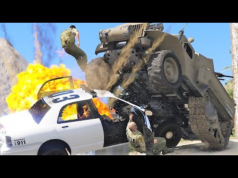 GTA 5 HIGH SPEED HALF TRACK CRASHES - IMPACT COMPILATION #30