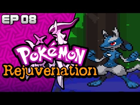 Pokemon Rejuvenation ( Fan Game ) Part 8 NEW SHINY LUCARIO -  Gameplay Walkthrough