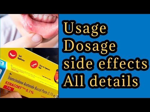 Kenacort 0.1% Oral Paste, Packaging Size: 7.5G