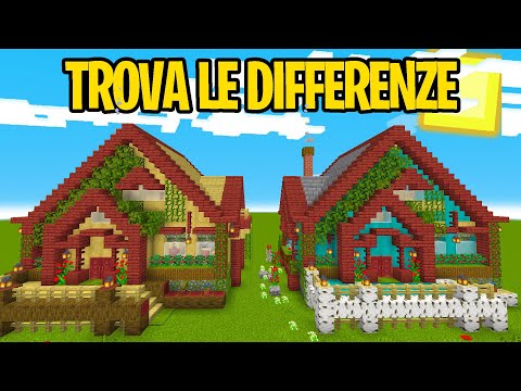 TROVA LE DIFFERENZE SU MINECRAFT