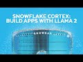Snowflake Cortex Industry Leading AI Models And LLMs In Snowflake Snowday 2023