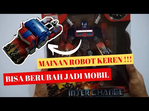 MAINAN ROBOT TRANSFORMER BISA BERUBAH JADI MOBIL TRUK