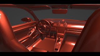 Speed modeling of Porsche 718 Cayman in blender (part 6)