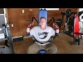Nautilus power plus 1st set max resistance for a desired number of reps. Shoulders 4.